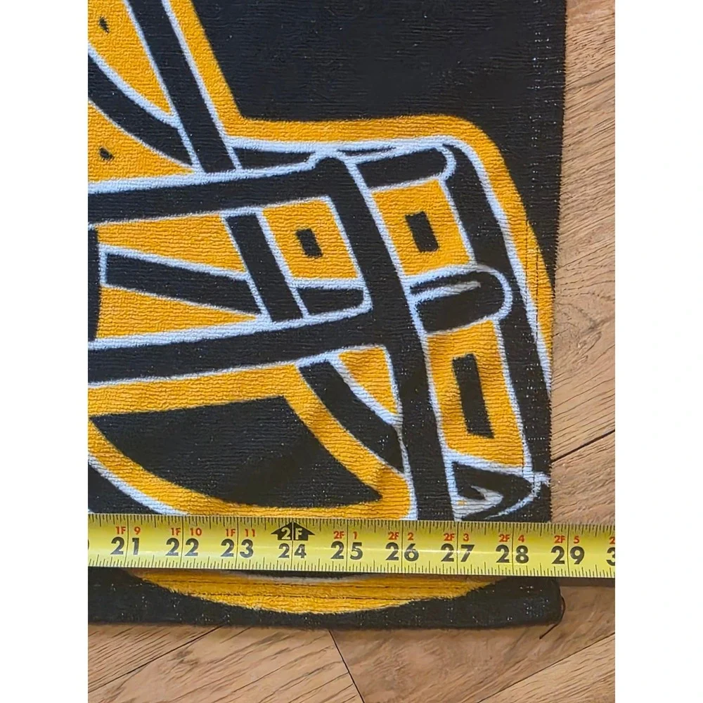 Pittsburgh Steelers NFL Beach Towel The Northwest Company Helmet Logo 29x59